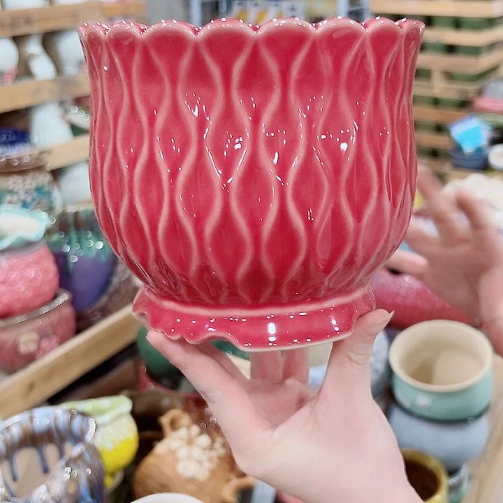 有孔，满10元发货多肉陶瓷花盆