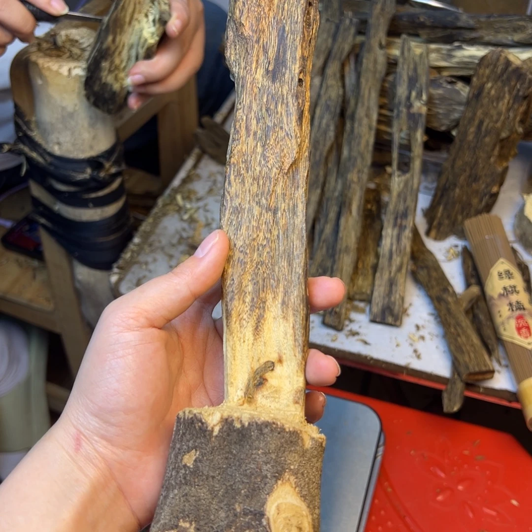 线香奇楠虫漏香摆件