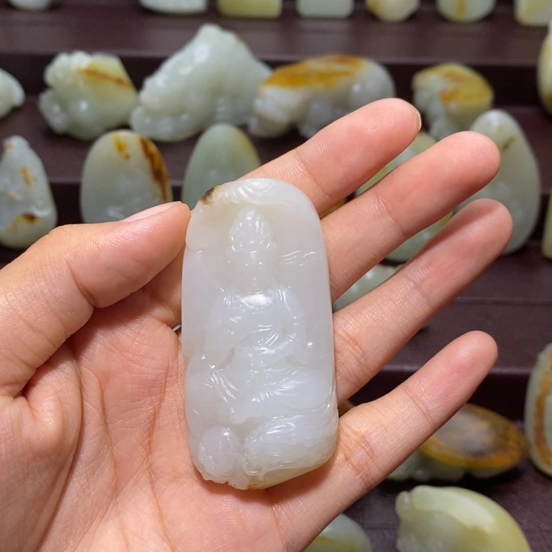 江***江颈饰未镶嵌和田玉