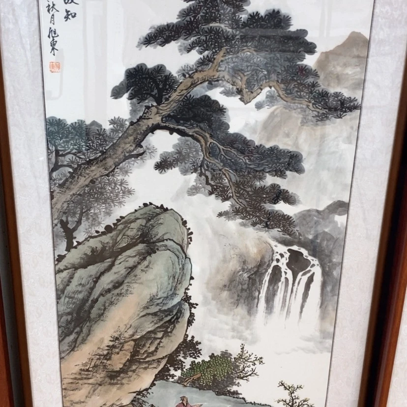 【闪购商品】国画手绘国画带框122.62