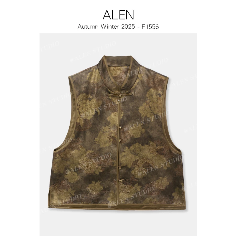 【Alen女装店】新中式国风气质时尚马夹F1556