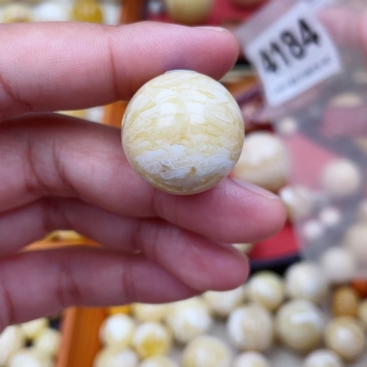 蜜蜡未镶嵌珠宝奇石粉22.7虎皮