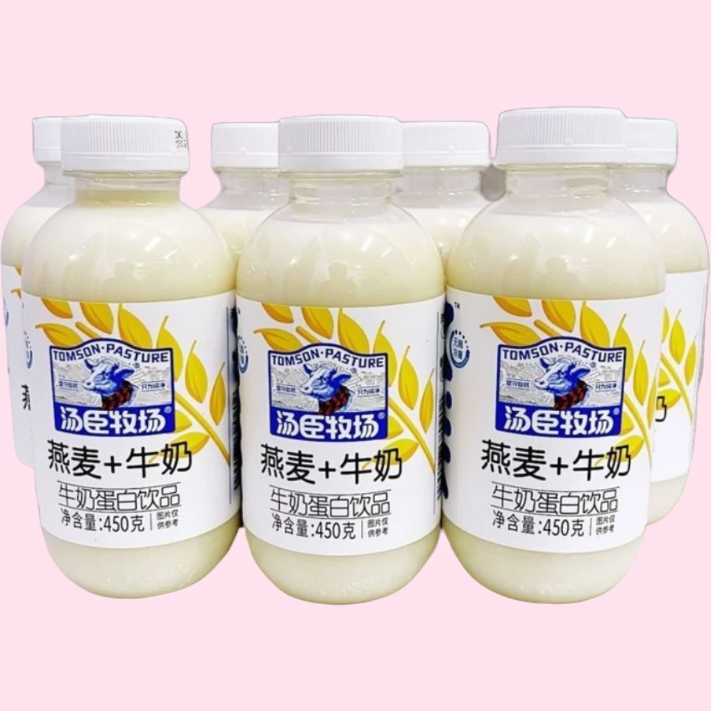汤臣牧场燕麦牛奶450ml瓶装酸奶椰子水饮品爆款饮料网红饮料