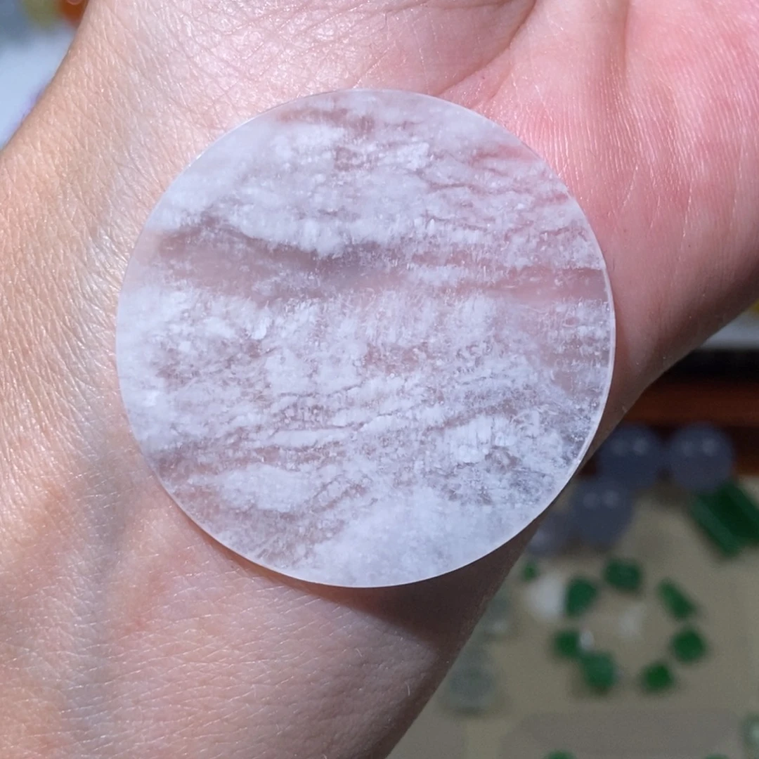 定制翡翠未镶嵌翡翠35.5×2.1