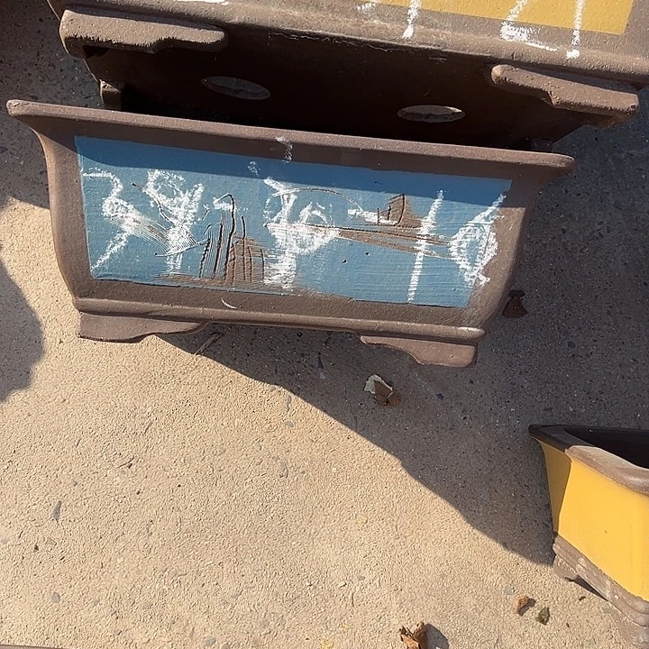 德***哥紫砂花盆透气花盆