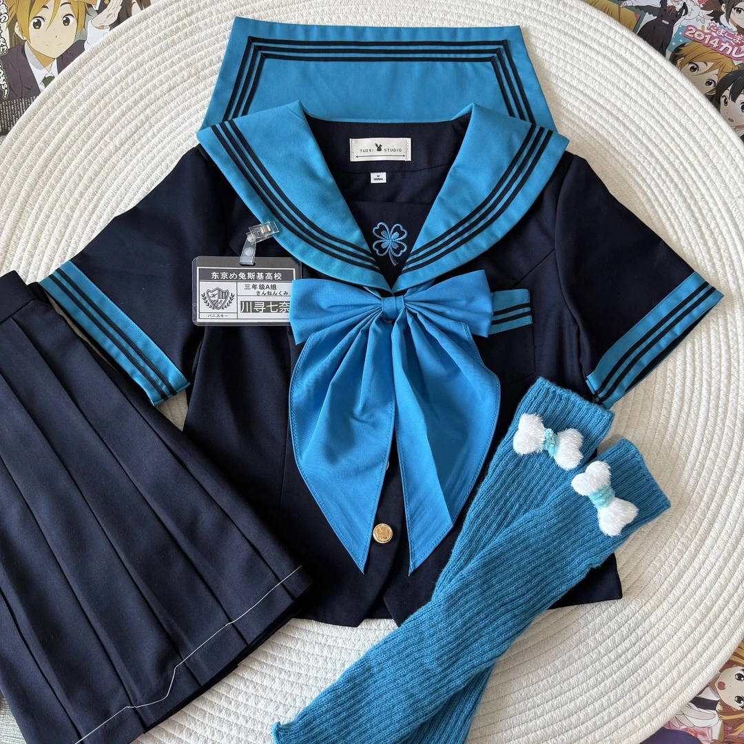 四叶鸢尾/JK手服上衣兔斯基原创正版制服学院风班校服日系百褶裙