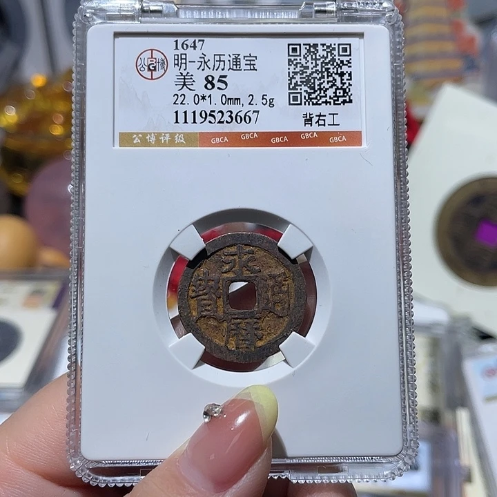 铜小亦精选 公博永历背工3667
