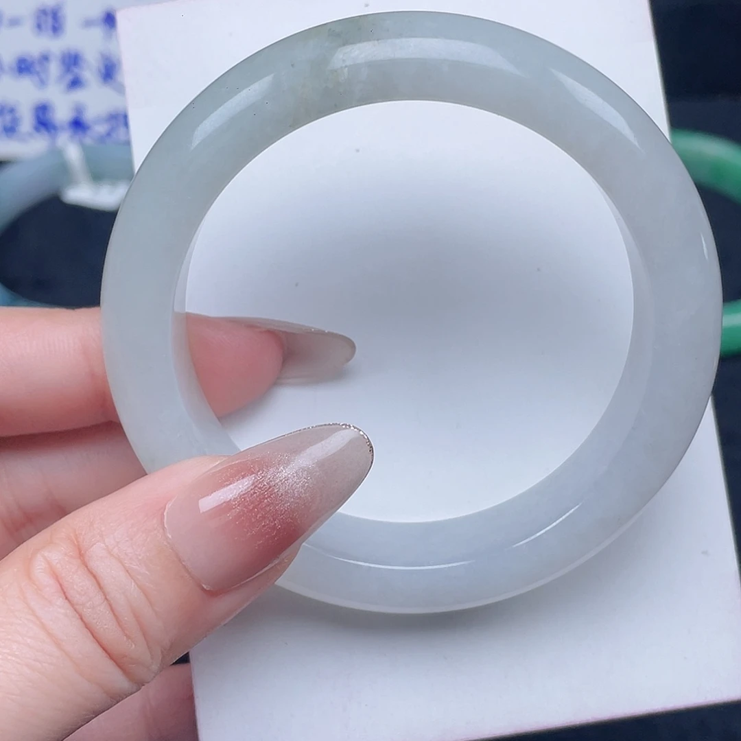 花***趣翡翠未镶嵌手镯032