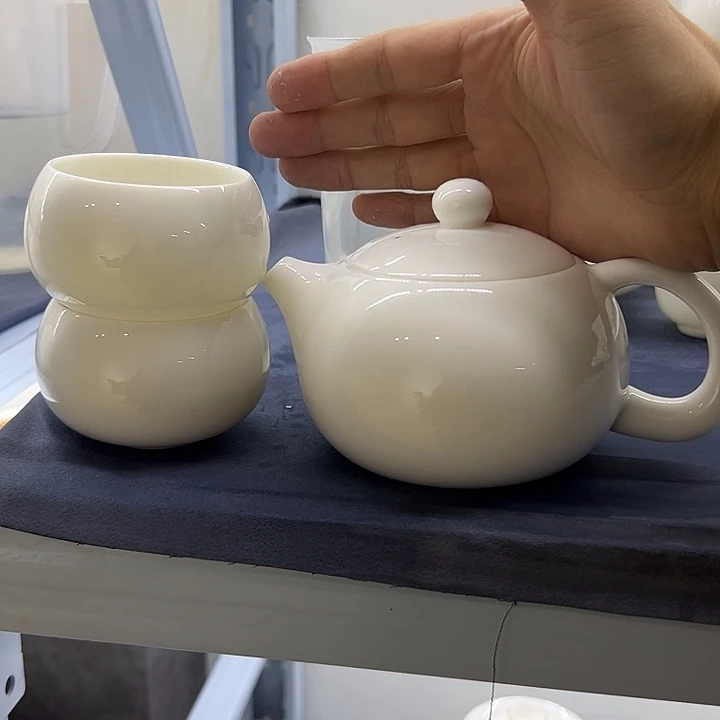 陶德化白瓷300毫升大壶