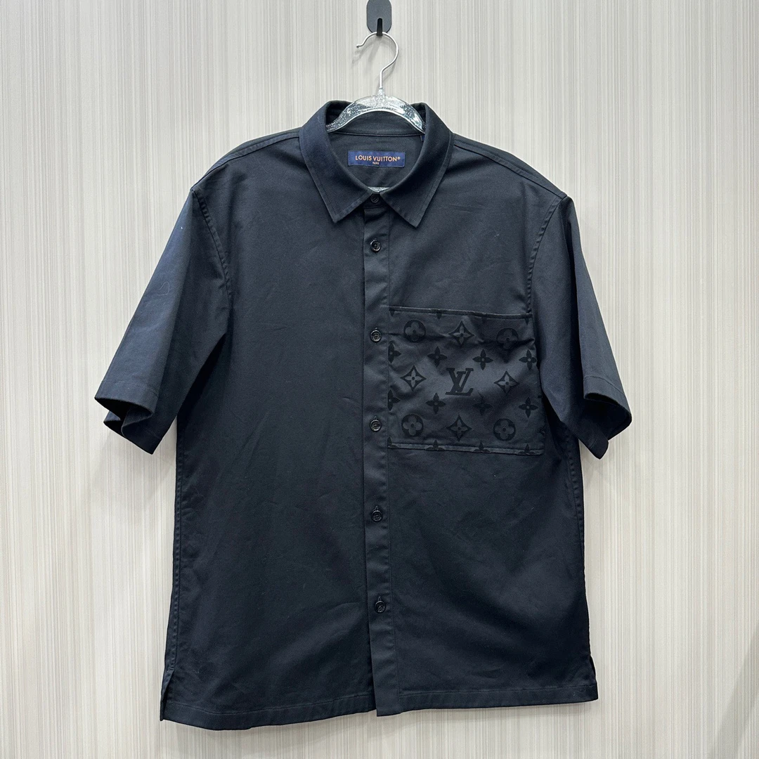 全新未使用 LouisVuitton/路易威登 植绒口袋短袖 尺码 L 11018