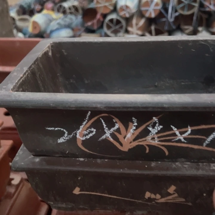 红陶紫砂马槽瑕疵