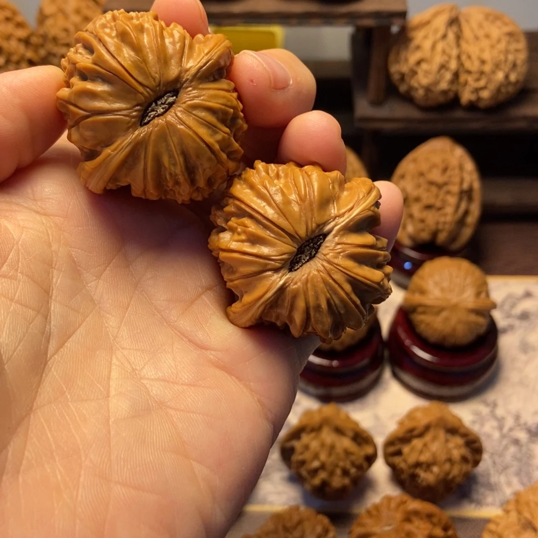 来***！把件文玩核桃磨盘尺寸40