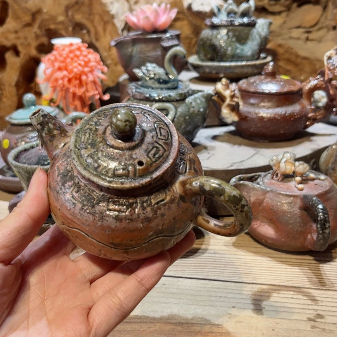 【闪购商品】柴烧茶具手工茶壶235