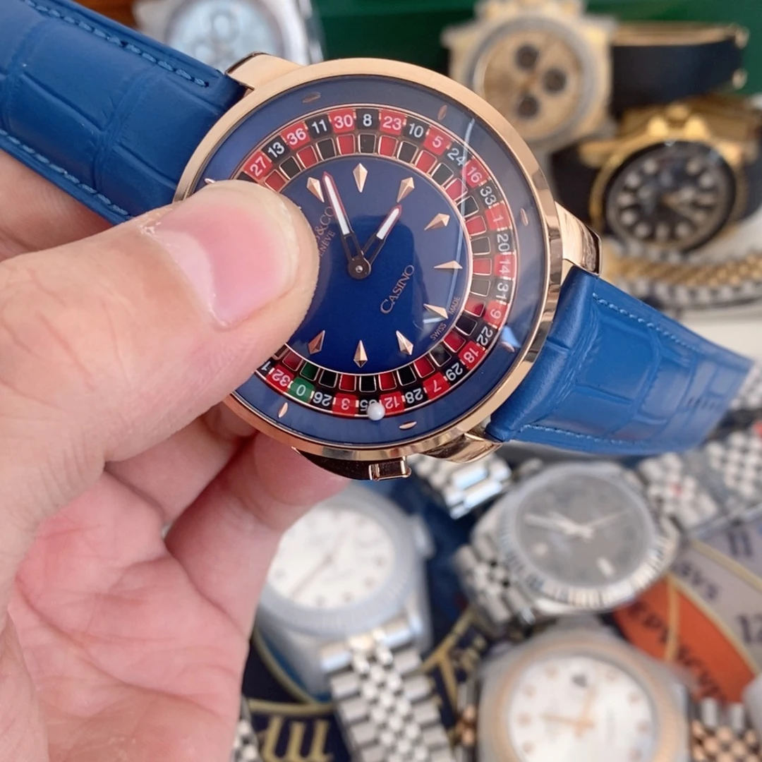 沁***宝胶带捷克豹蓝色皮带