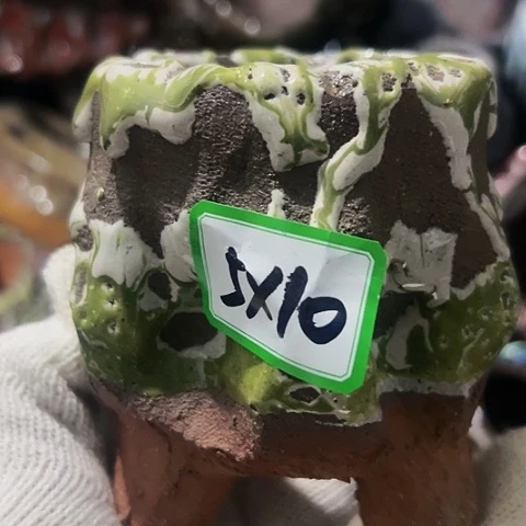 红陶粗陶花盆手工