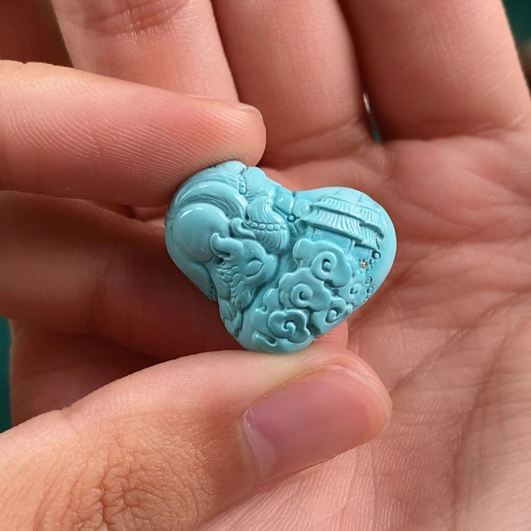 绿松石珠宝奇石未镶嵌