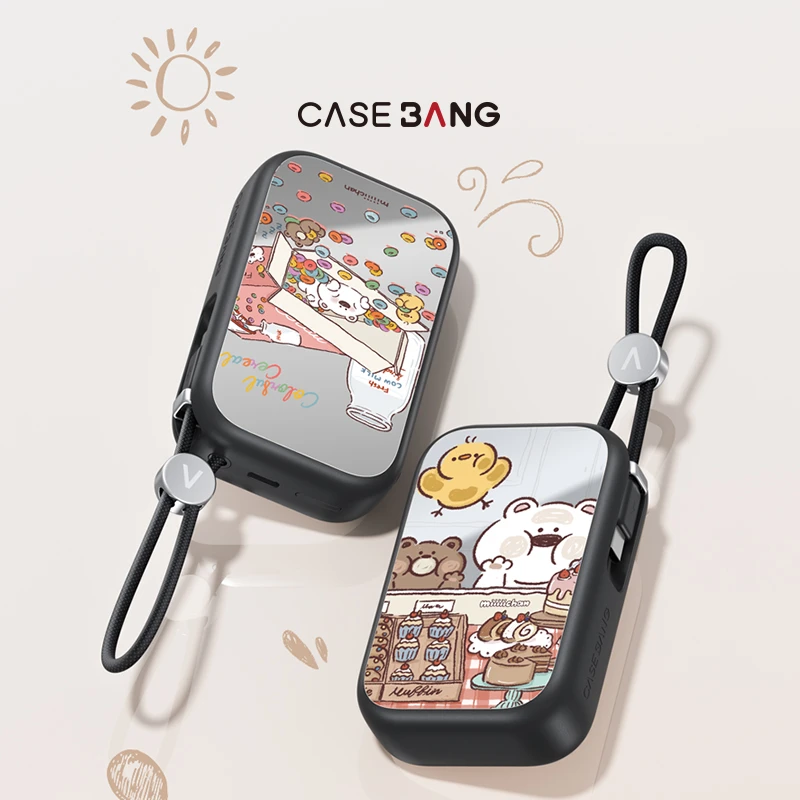 CASEBANGx白熊&熊君系列大容量便携充电宝适用苹果/安卓户外电源
