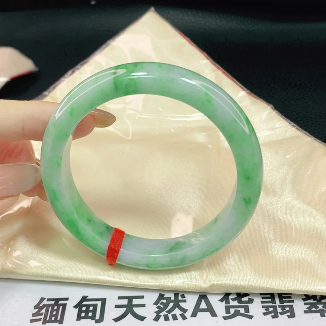未镶嵌手镯翡翠57.6正圈