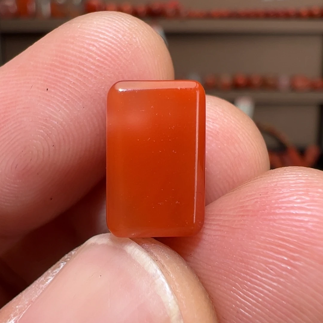 南红玛瑙川料未镶嵌长条（三通）