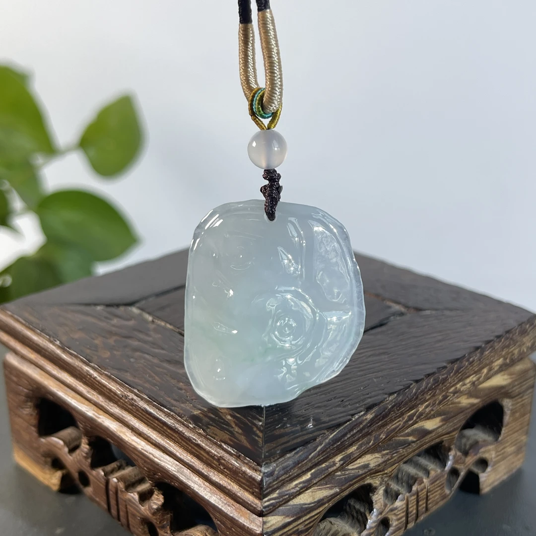 JTW20-56    精品天然翡翠A货原石吊坠