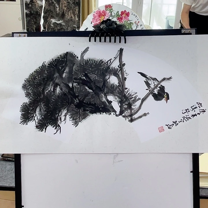 国画张圣敏先生纯手绘作品