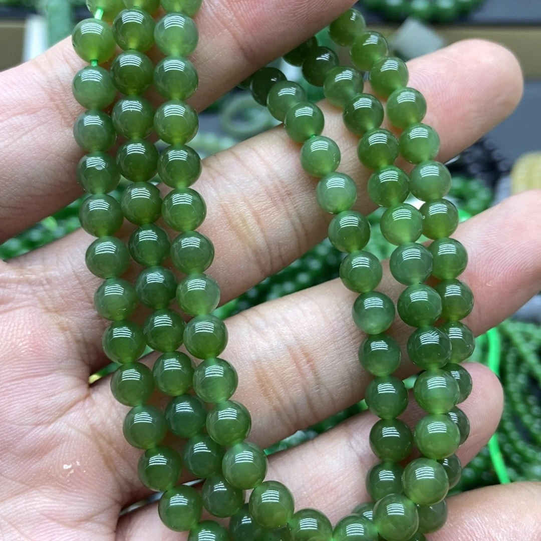 和田玉（碧玉）未镶嵌项链