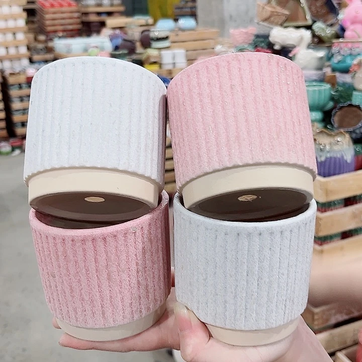 有孔.凑单10元陶瓷花盆发货！