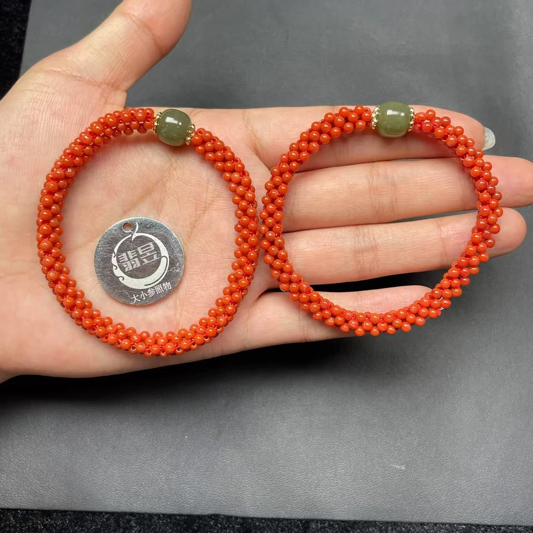 翡昱-N21-38789-73-南红手串/多样性发其一-C