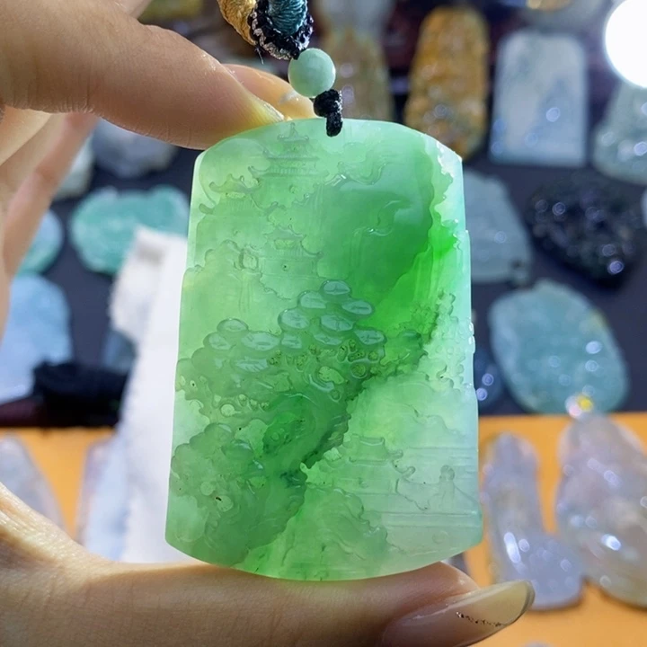 颈饰未镶嵌翡翠用****6