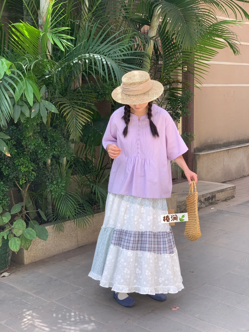 椿涧（99527）时尚气质宽松上衣 kc