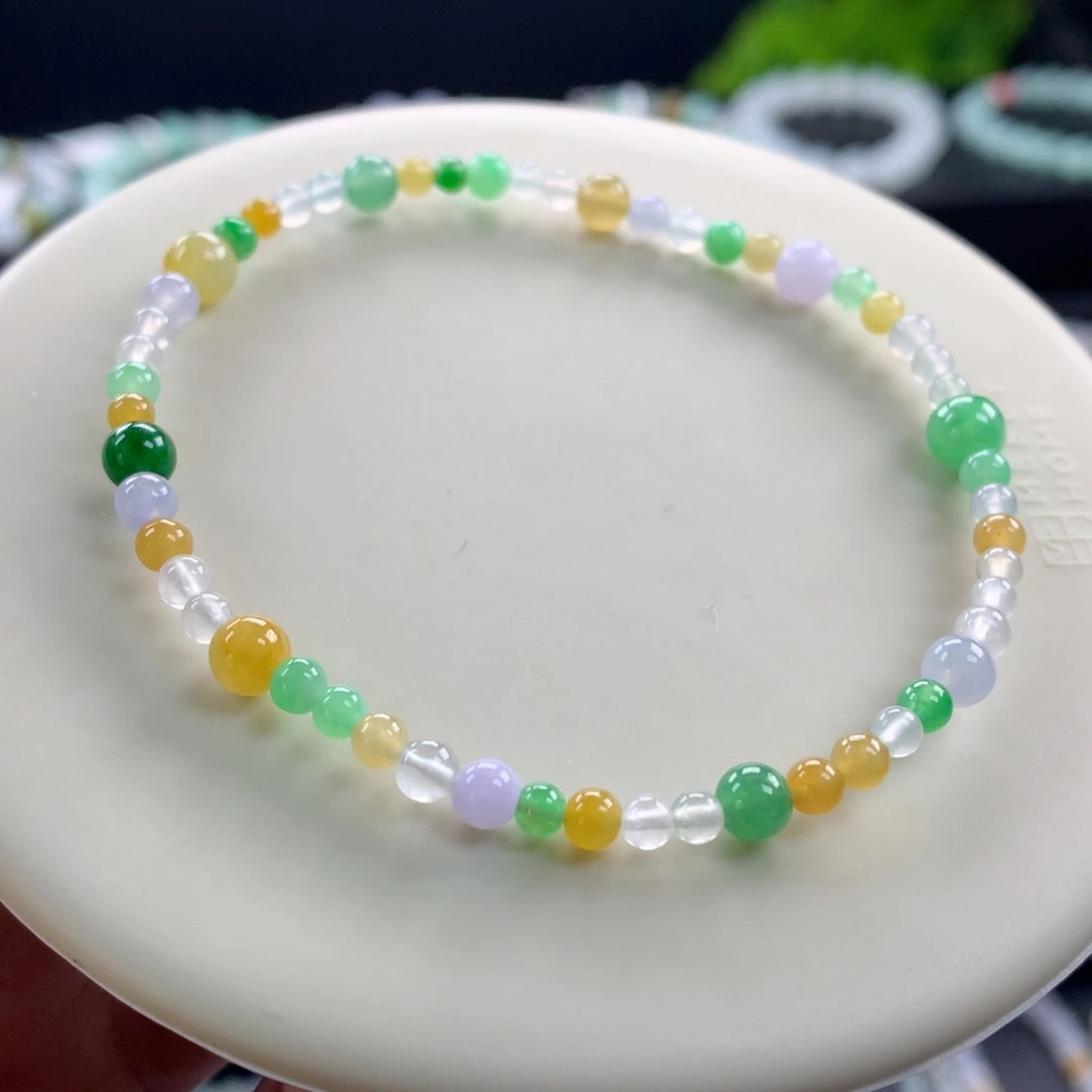 翡翠未镶嵌手链卡3～5.5