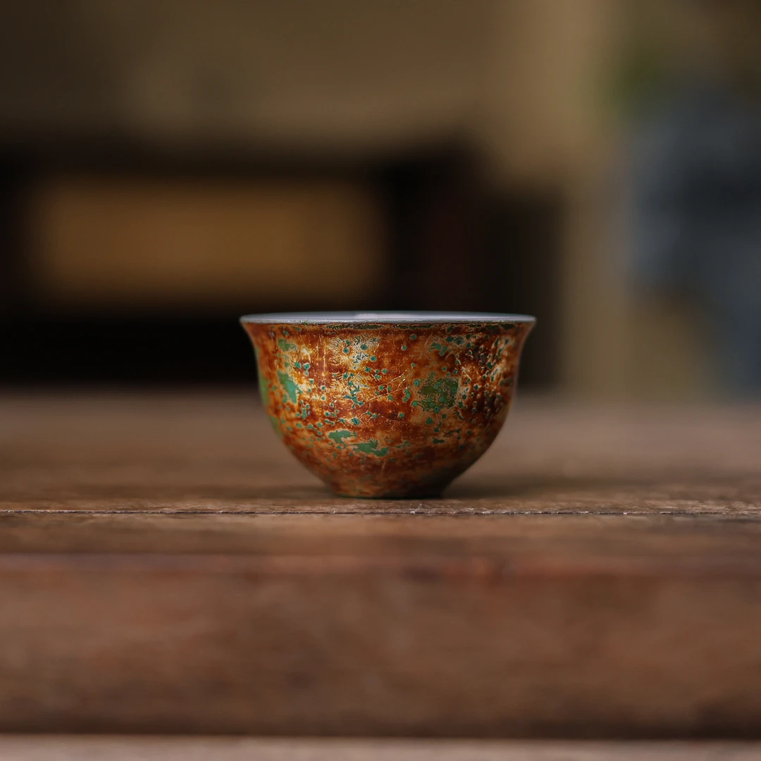 【小田甄陶】bz22金翠流光-华漆堂-杯-30ml（华漆堂0153）