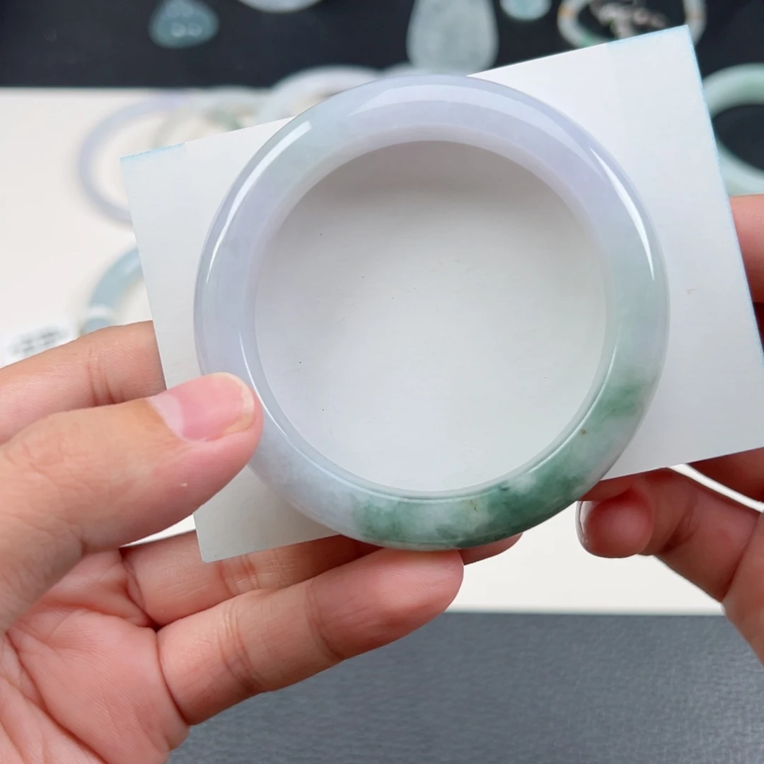 未镶嵌手镯翡翠53.4*11.9*8.6