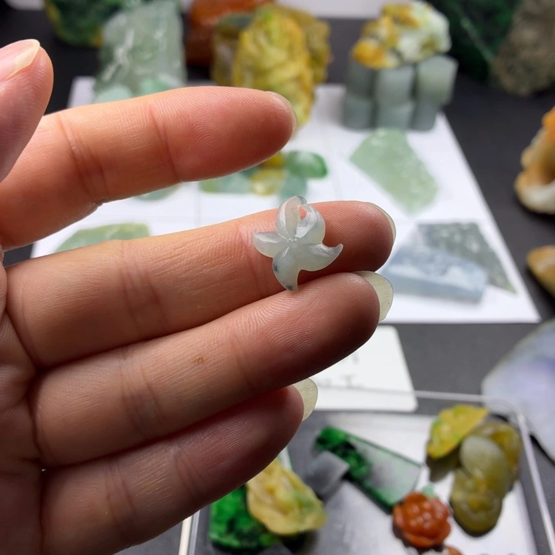定制翡翠未镶嵌小海星