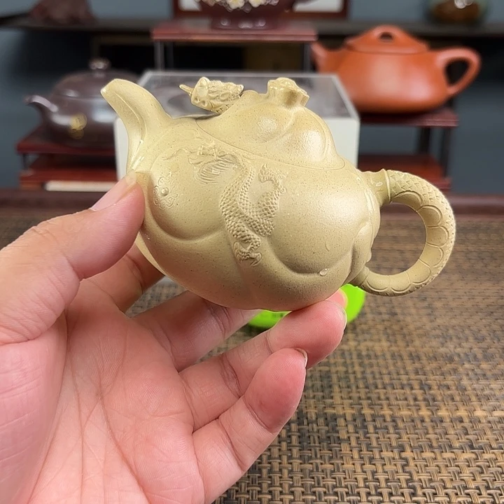 喝***人茶壶紫砂宜兴原矿泥料手工紫砂壶