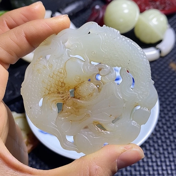 吊坠白玉菩提支持七天无理由