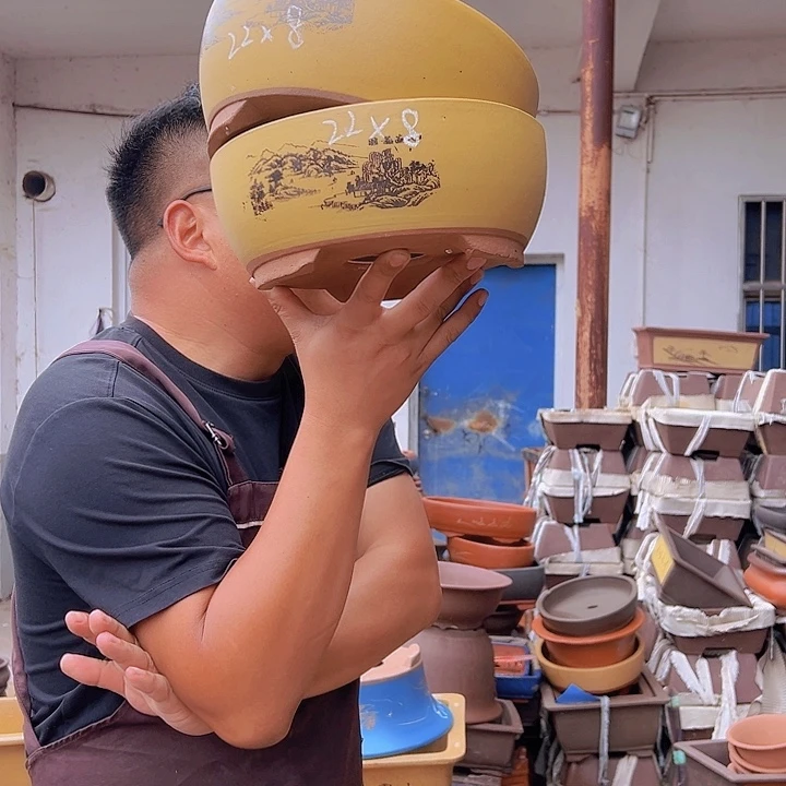 紫砂花盆紫砂花盆