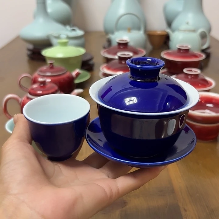 景德镇高温陶瓷盖碗