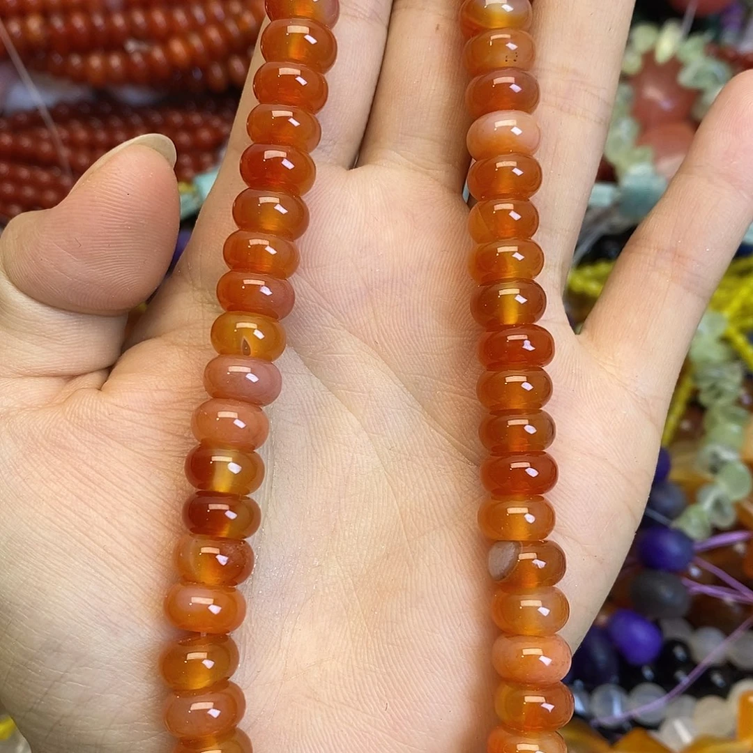 玛瑙/玉髓未镶嵌珠宝半成品玛瑙算盘一条