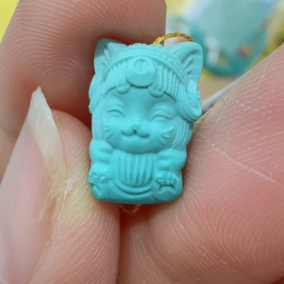 未镶嵌绿松石珠宝奇石