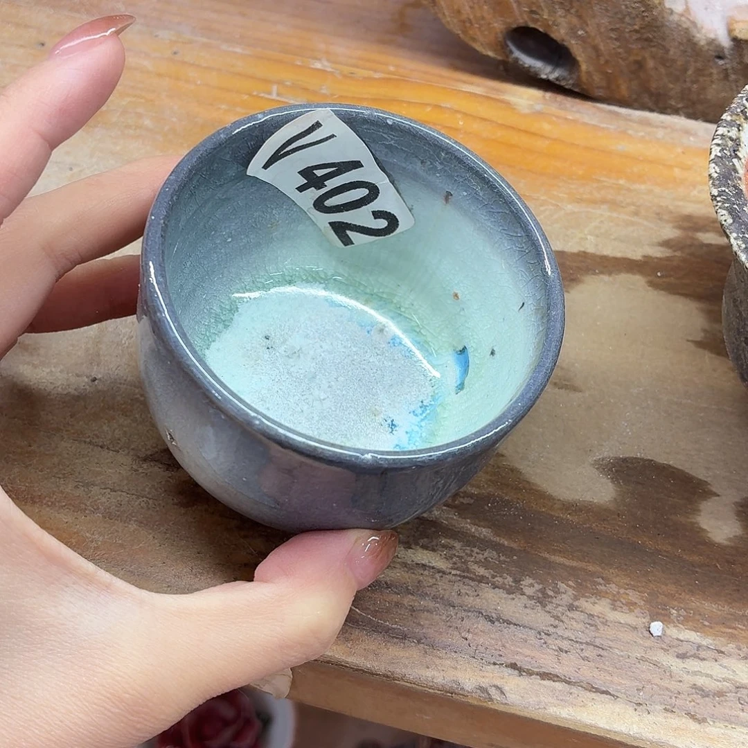 陶园柴烧，精品高货v402有磨底