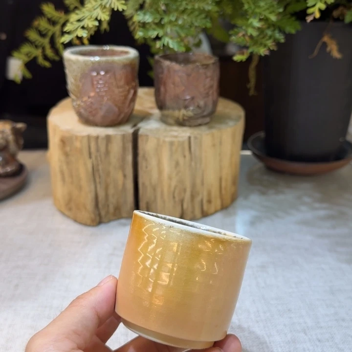 陶盘柴烧福利心哦多多