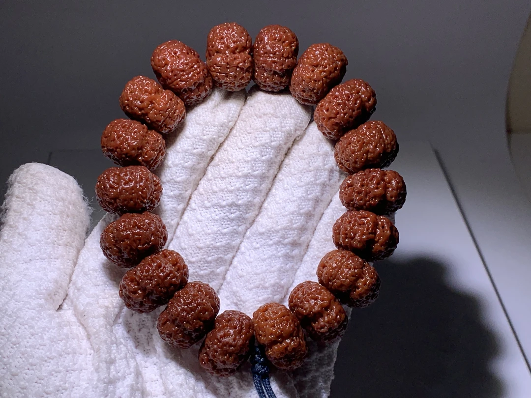 【2025年菠萝蜜纽扣中结者】尼泊尔大金刚菩提手串