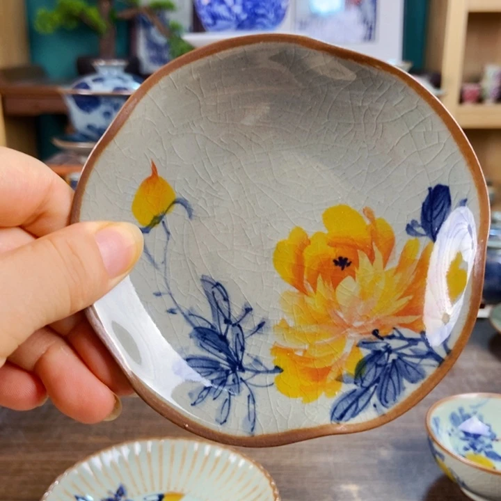 瓷片哈*豆手工制作工艺精湛等特点为
