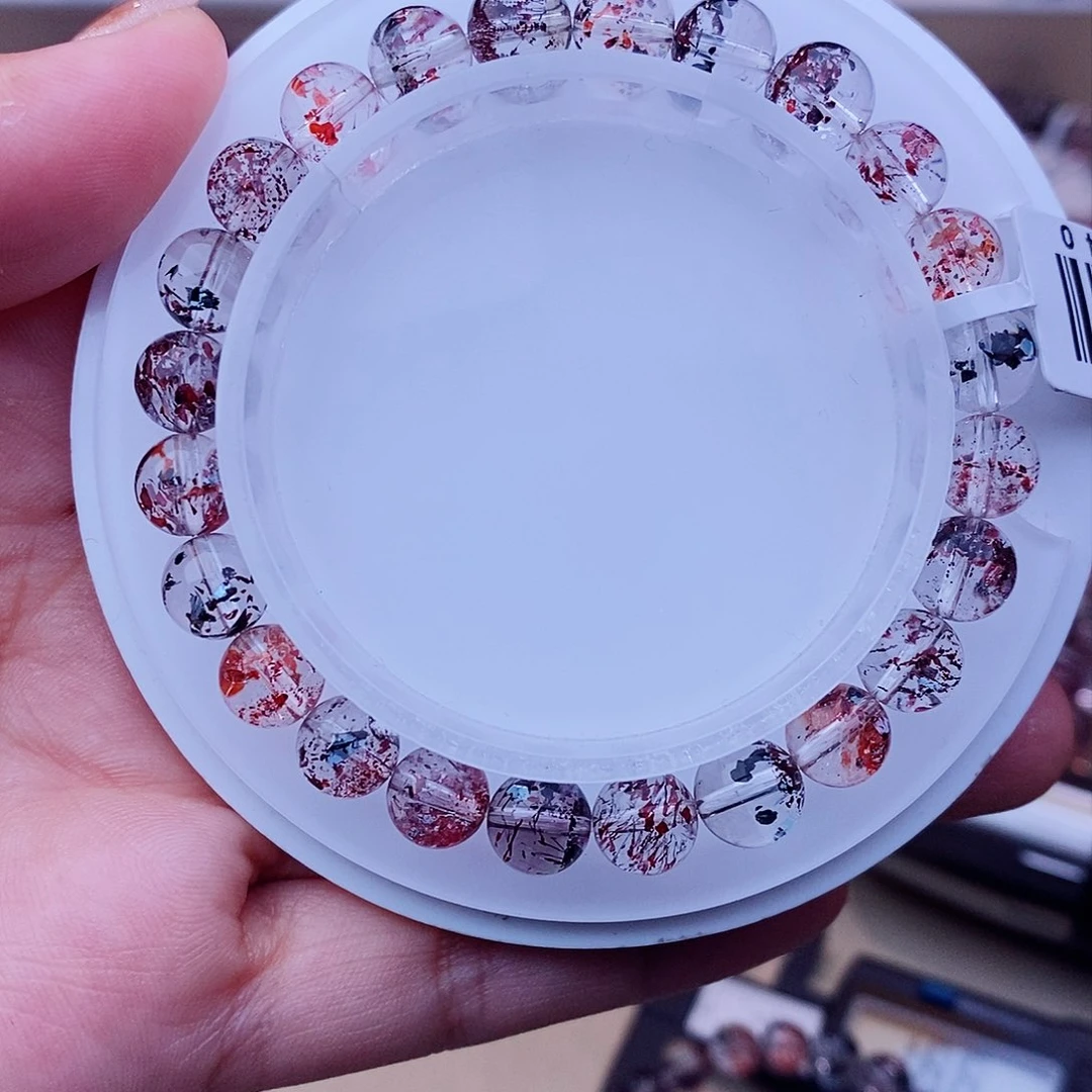 未镶嵌手链水晶彩莓超七8m