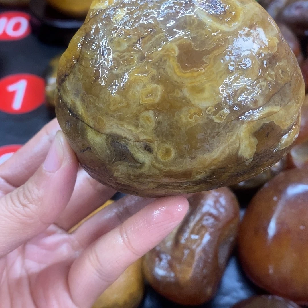玛瑙/玉髓未镶嵌手把件