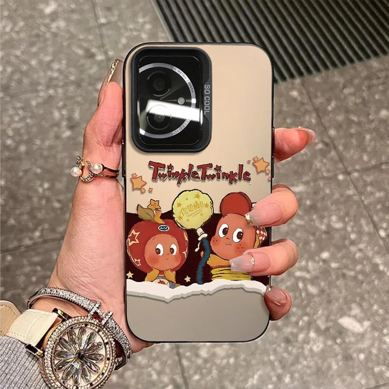 泡泡玛特适用荣耀400手机壳300新款防摔200磨砂100彩银外壳保护套