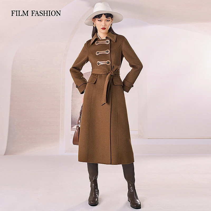 【芊芊专属】一电影一时装双面呢外套 FECG143591