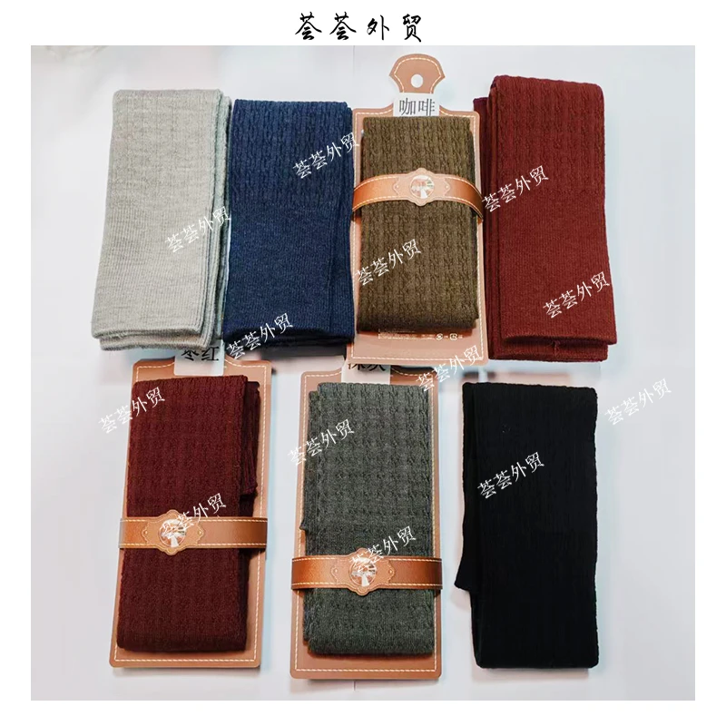 女士带脚牛绒过膝袜秋冬长筒加厚大腿袜秋冬款高筒长腿袜保暖--31