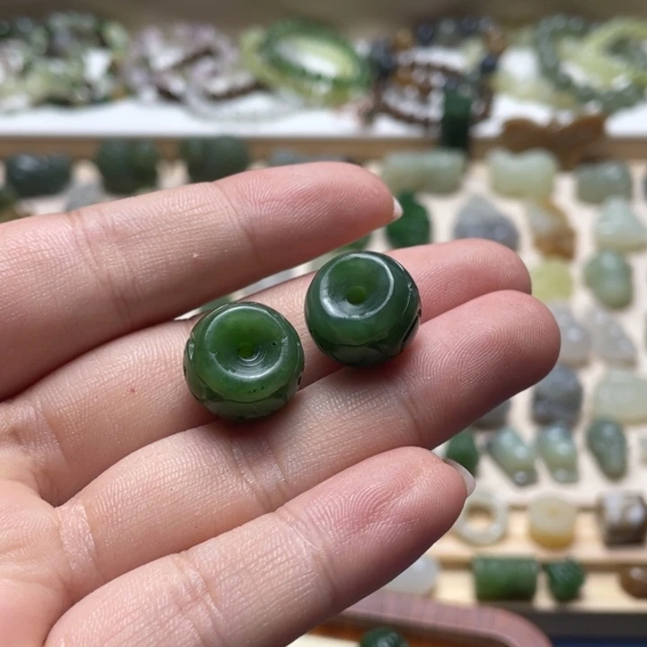 吊坠(不含链)未镶嵌和田玉2个